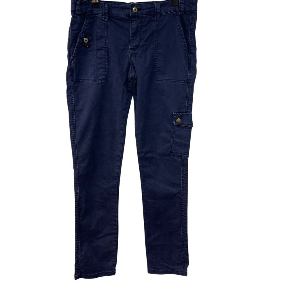 ANTHROPOLOGIE Size 27 Daughters Of The Liberation Chino Pants Pockets Ankle Zip